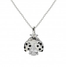SILVER 925 STERLING SILVER LADYBUG PENDANT